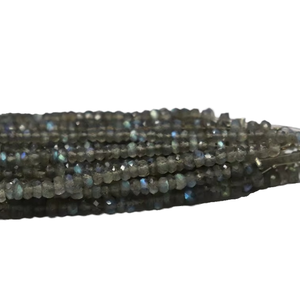 Prix de gros usine Perles de pierres précieuses en labradorite facettée 100 % naturelle de 3 mm Alif International - Product Image 4