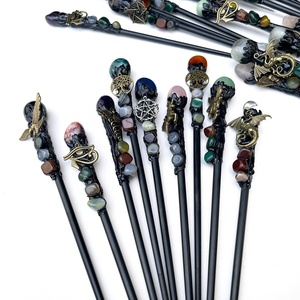 ไม้กายสิทธิ์คริสตัลขายส่ง งานฝีมือคริสตัล ไม้กายสิทธิ์แม่มด คริสตัลอะเมทิสต์ หินคริสตัลบำบัด ไม้กายสิทธิ์เวทมนตร์ - Product Image 4