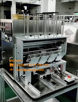 Otomatis Nampan Aluminium Mangkuk Tutup Dispenser Sealer Mesin Takeaway Insulasi Foil Mangkuk Mesin Penyegel