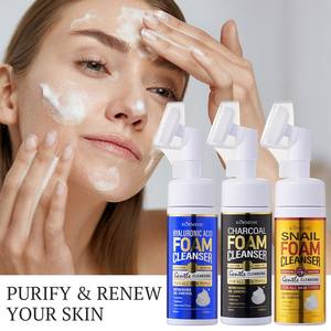 KORMESIC Nettoyant <span class=keywords><strong>Visage</strong></span> Moussant Coréen Doux Exfoliant à l'Aloès Vera, à la Bave <span class=keywords><strong>d</strong></span>'Escargot et à la Vitamine C, Anti-Acné, pour un Teint Éclatant - Product Image 5