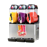 Machine à glace pilée commerciale en acier inoxydable, qualité alimentaire, distributeur de boissons froides, version premium