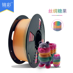 Filamento PLA Silk de Doble Color para Impresora 3D, 1.75mm de Diámetro, Degradado Multicolor Arcoíris, 1kg - Product Image 2