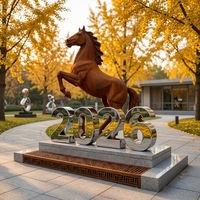 Escultura de animal de acero corten grande, desmontable y de gran tamaño, para exhibición en zoológicos y safaris, venta al por mayor