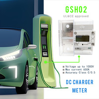 Medidor electrónico de CC GSH02 para estaciones de carga EV Medidor de kWh de CC confiable y medidor de energía de cargador para uso industrial