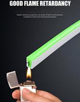 Lampu LED Neon PVC DC12V-IP68-120D-6*12MM 5M untuk Konstruksi Luar Ruangan/Dalam Ruangan dan Aplikasi Industri