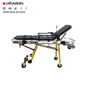 미끄럼 방지 및 충격 방지 지원 응급 구조 들것 휴대용 보관 조정 가능한 알루미늄 구급차 들것 - Product Image 2