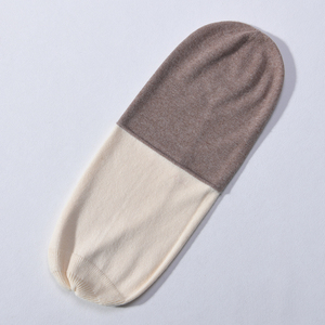 Jxwatcher Bonnet de ski double couche à revers pour <span class=keywords><strong>femme</strong></span>, en cachemire tricoté réversible, uni, de luxe, de créateur - Product Image 4