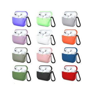 Fundas de Silicona Suave para <span class=keywords><strong>Airpods</strong></span> 1 2 3 4 Pro 1ª 2ª 3ª <span class=keywords><strong>Generación</strong></span> 2022 2019 2025, Antigolpes, Precios de Fábrica al por Mayor - Product Image 6