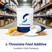 L-Thréonine Qualité Alimentaire : Acide Aminé en Poudre et Additif Granulaire pour Porcs, Volailles et Aliments Aquacoles – Favorise une Croissance Saine