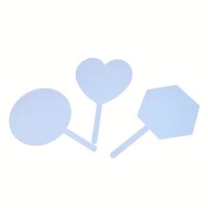 Supports de gâteau en acrylique pour sublimation, vierges, pour personnalisation : mariage, fiançailles, anniversaire, remise de diplôme, anniversaire de mariage - Product Image 1