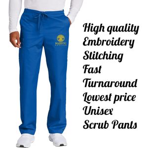 Pantalon de travail unisexe 2025 WW3150 Workflex Scrub Cargo avec logo brodé personnalisé Textes multicolores - Product Image 5