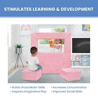 Lustiges, verstellbares Kinderspielsofa aus hochdichtem Schaumstoff, weich, bequem, modernes Design, modulares Sofa, tragbar, waschbar, Plüschstoff