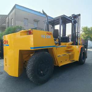 Carretilla elevadora de rueda de manejo de 23 toneladas <span class=keywords><strong>TCM</strong></span> <span class=keywords><strong>FD230</strong></span> usada en Shanghai, carretilla elevadora de combustión interna de pintura nueva en Stock - Product Image 3