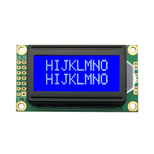 STN màu xanh <span class=keywords><strong>LCD</strong></span> <span class=keywords><strong>8x2</strong></span> <span class=keywords><strong>LCD</strong></span> hiển thị nhân vật 8 ký tự 2 dòng <span class=keywords><strong>COB</strong></span> <span class=keywords><strong>LCD</strong></span> module - Product Image 1