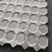 Faak — carreaux de mosaïque irréguliers en porcelaine, brillant et ondulé 3d, carrelage moderne pour cuisine, mur de salle de bains, bureau et maison