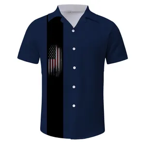 New Arrival Printed Casual Men's Shirt Quick-Dry Plus Size Men's Shirts