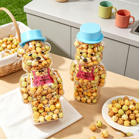 Popcorn aux champignons MUI Halal, saveur truffe noire, faible teneur en sucre, céréales complètes |   Popcorn de qualité cinéma, emballage personnalisé