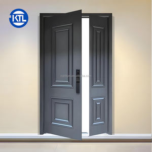 Chine Top Fabricant Design Moderne-Portes résidentielles en aluminium <span class=keywords><strong>Porte</strong></span> d'entrée de sécurité Garniture de <span class=keywords><strong>porte</strong></span> en métal - Product Image 2