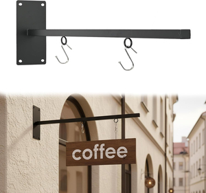 Supporto da parete per esterni per appendere cartelli per aziende, uffici, scuole - Product Image 1