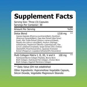 Best Selling Detox Colon Cleanse <b>Supplement</b> Capsules Detox Blend Hypromellose Vegetable Capsule Helps Cleanse Colon Silicon - Product Image 2
