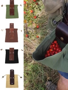 Nueva Bolsa Portátil de Lona para Cosecha de Frutas y Bayas, Plegable, para Senderismo, Acampada y Bushcraft - Product Image 3