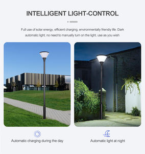 Luces solares LED de aluminio ultrabrillantes de 12 horas clasificadas IP65 para jardín, paisaje, <span class=keywords><strong>casa</strong></span> y pradera, iluminación solar de 12 horas - Product Image 6