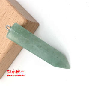 Pendentif en pierre turquoise naturelle Pointe de <span class=keywords><strong>dent</strong></span> en corne Forme de tête de balle Pendentifs et breloques en plaqué or - Product Image 4
