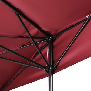 10ft Patio <span class=keywords><strong>Demi</strong></span> Parapluies Off-the-wall Pare-Soleil Coupe-Vent Marché En Acier <span class=keywords><strong>Demi</strong></span>-Rond Parasols Extérieurs Avec Manivelle Pour Mur <span class=keywords><strong>Balcon</strong></span> - Product Image 4