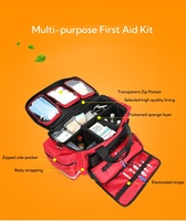 Sac à bandoulière de premiers soins pour kit de survie d'urgence de traitement médical pour les aventures de camping et de randonnée