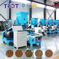 Ligne de production complète d'extrusion d'aliments pour poissons avec un traitement efficace et une utilisation simple