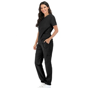 Uniforme d'hôpital OEM, uniforme médical mince avec fermeture éclair extensible, nouveau Style pour personnel médical, vente en gros - Product Image 2