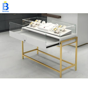 Thiết kế cửa hàng trang sức mới, trưng bày trang sức thời trang bằng kính, tủ trưng bày trang sức bằng gỗ <span class=keywords><strong>MDF</strong></span> tùy chỉnh - Product Image 4