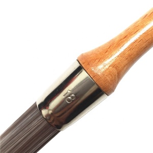 Yep <span class=keywords><strong>Rechampir</strong></span> Pinceaux ronds à filament conique solide Manche en bois Brosses de lavage de voiture - Product Image 2