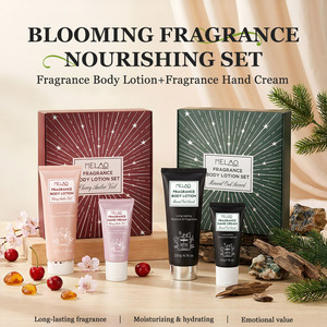 Ensemble Lait Corporel et Crème Mains aux Notes Florales Orientales Formule Anti-Âge aux Peptides Barrière Cutanée Crème Mains au Rétinol Voile d'Ambre Cacao - Product Image 4
