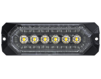 Nouveau phare stroboscopique LED ambre 2026, étanche IP65, 12-24V, à commande indépendante, multi-usages, avec anneau halo extérieur pour camion