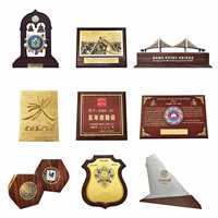 Plaques Métalliques Dorées Personnalisées de Haute Qualité, Gravées, Style Moderne, Récompenses, Plaques Commémoratives pour les Guerriers