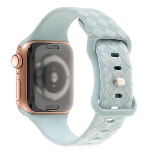 Nuevo Producto: Correas de Reloj con Grabado a Cuadros para <span class=keywords><strong>Apple</strong></span> <span class=keywords><strong>Watch</strong></span> Series, Correa de Reloj de Silicona - Product Image 3