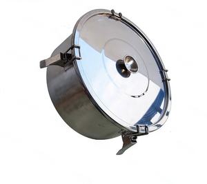 Máquina de llenado cónica de gran diámetro 316/304 grado sanitario alimentos Acero inoxidable cocina tolva sello cubierta tolva - Product Image 2