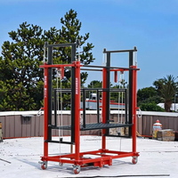 Vente directe usine : Plateforme élévatrice mobile électrique 2-15m, capacité 500kg, avec fourche cisailante et roues, palan électrique