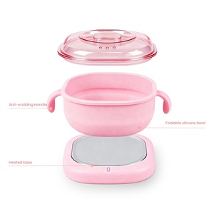 Scaldacera Pieghevole per Depilazione Viso, con Spina Multivoltaggio, Pentola in Silicone Antiaderente per Sciogliere Cera in Grani, Facile da Pulire - Product Image 4
