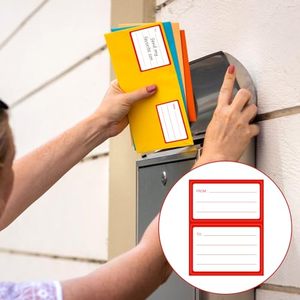 Etiquetas de envío autoadhesivas de 4.5x3.5 pulgadas, en blanco, para dirección de remitente, para paquetes, cajas de regalo y correo. - Product Image 6