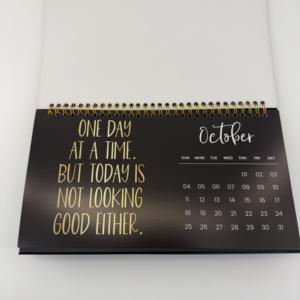 Hot Sale Professional <b>Low</b> Price Custom Printing Desk Calendar with Clock & Photo Frame - Product Image 5