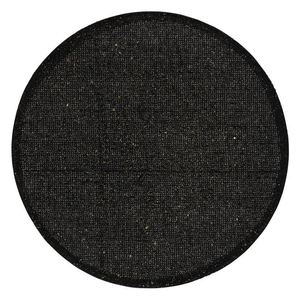 Tovaglietta in poliestere nero glitterato DIAM. 38 cm - Product Image 1