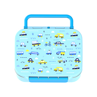 Produits tendance, fournitures scolaires, boîte à lunch pour enfants en acier inoxydable avec joint en silicone, nouvelle boîte à lunch avec étiquette nominative