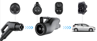 Adaptateur de charge rapide 1000V 250A CHAdeMO à CCS2 DC pour voiture européenne Renault Tesla modèle 3 ModeY Skoda Taycan BMW IX1 IX3