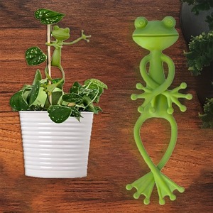 Attache-câble réglable en plastique en forme de grenouille, réutilisable, pour soutien de plantes, vignes, fleurs et légumes, décoration intérieure - Product Image 5