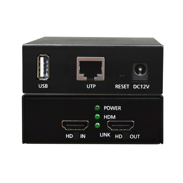 2K 60HZ HD Video to Network Converter 120M HD Video & USB KVM Over Ethernet Extender