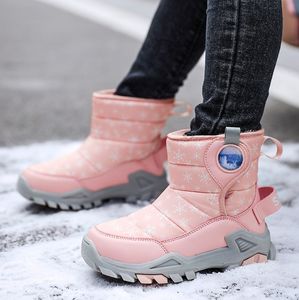 Bottes de neige pour garçons bottes d'hiver épaissies pour enfants hauts en <span class=keywords><strong>cuir</strong></span> chaussures d'hiver russes chaudes pour garçons bottes de neige chaudes pour filles - Product Image 3