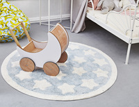 Tapis doux pour bébés Tapis de jeu rampant pour enfants Tapis de jeu en coton Tapis de chambre d'enfants