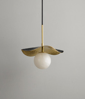 Lustre moderne en marbre de style nordique, design lotus luxueux pour salle à manger, chambre à coucher, hôtel, luminaires suspendus